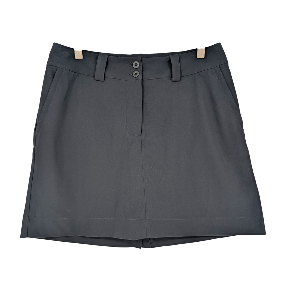 Nike Golf Skort Womens 6 Black Dri-FIT Tour Performance Skirt Tennis Prep Active